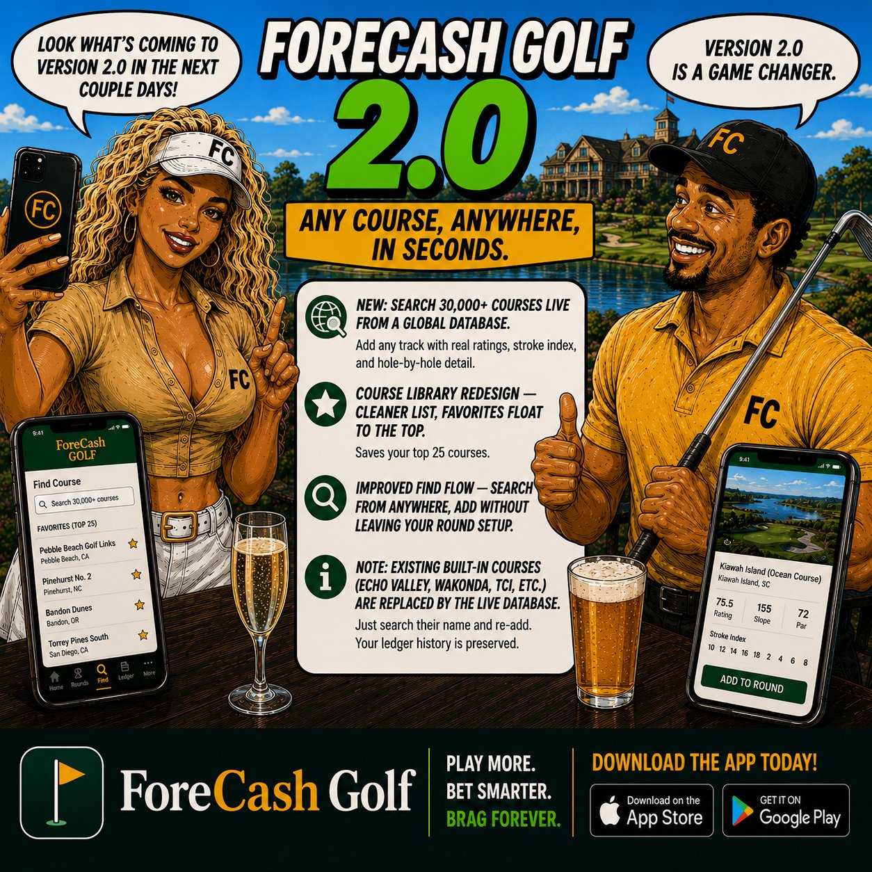 ForeCash Golf 2.1 &mdash; now available on the App Store